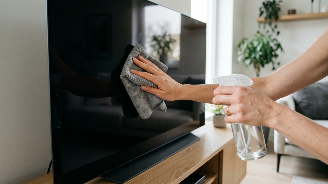 Tela da TV sempre limpa: cuidados simples para preservar a qualidade da imagem